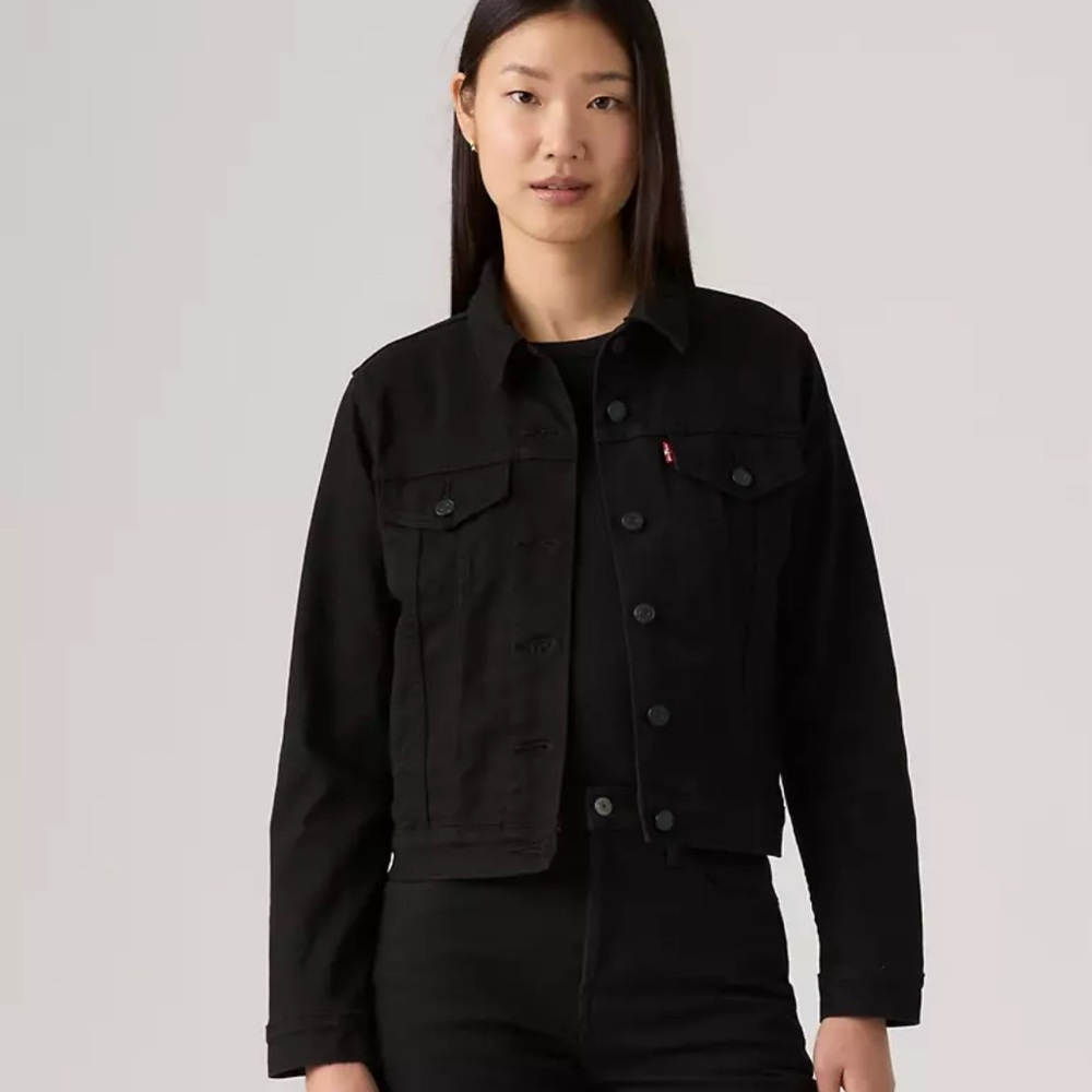 Levi's Black Trucker Jean Jacket